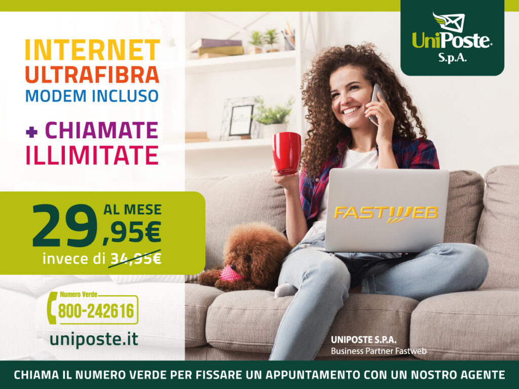 UniPoste internet fibra offerta