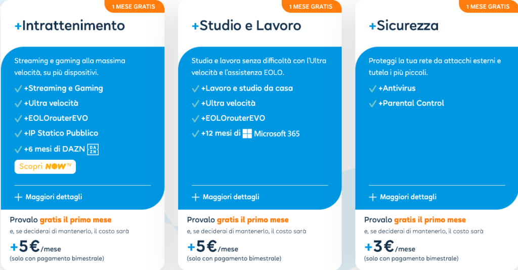 EOLO+ offerta