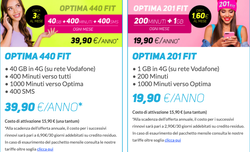 Optima nuove offerte Mobile